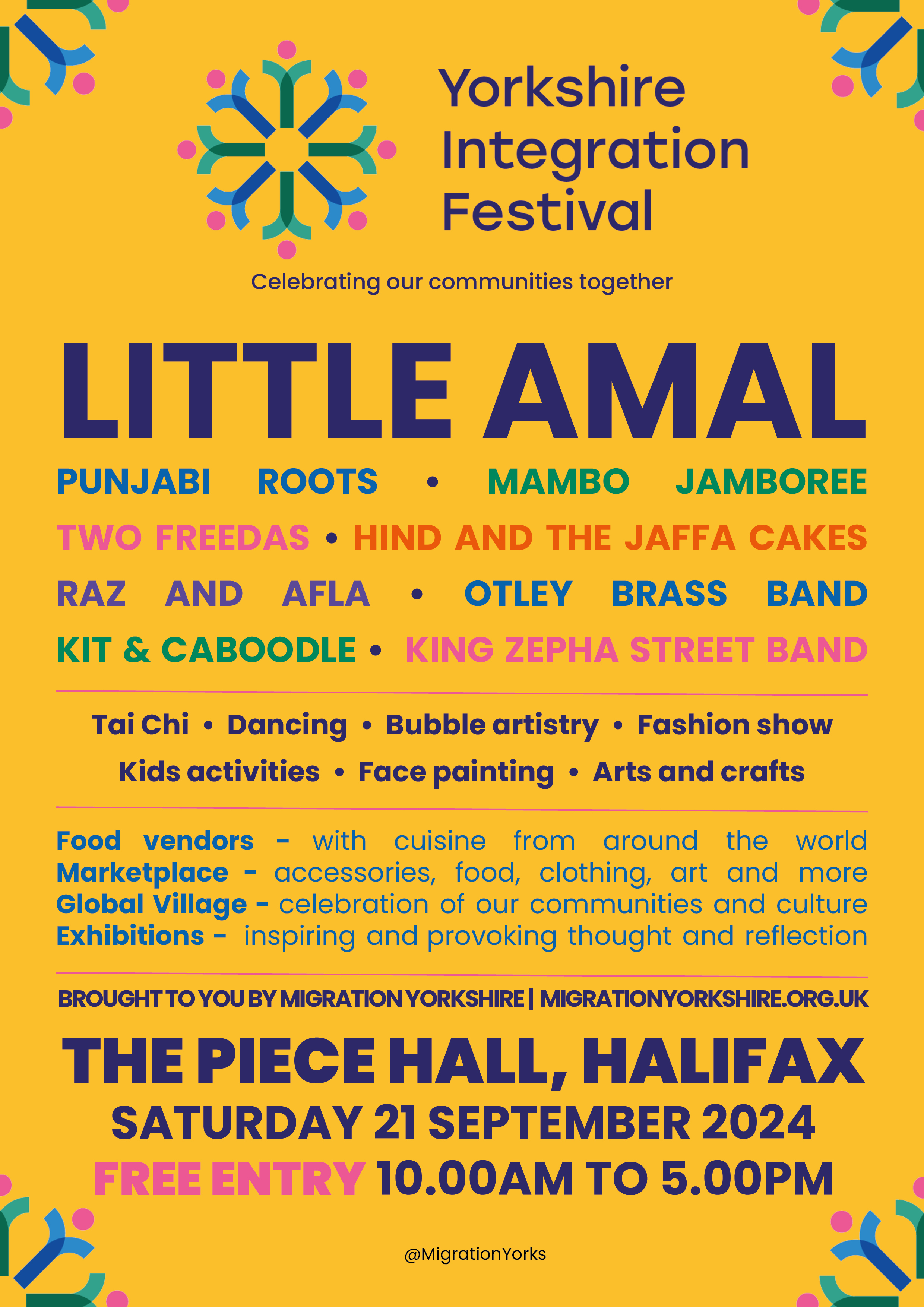 Yorkshire Integration Festival bill poster