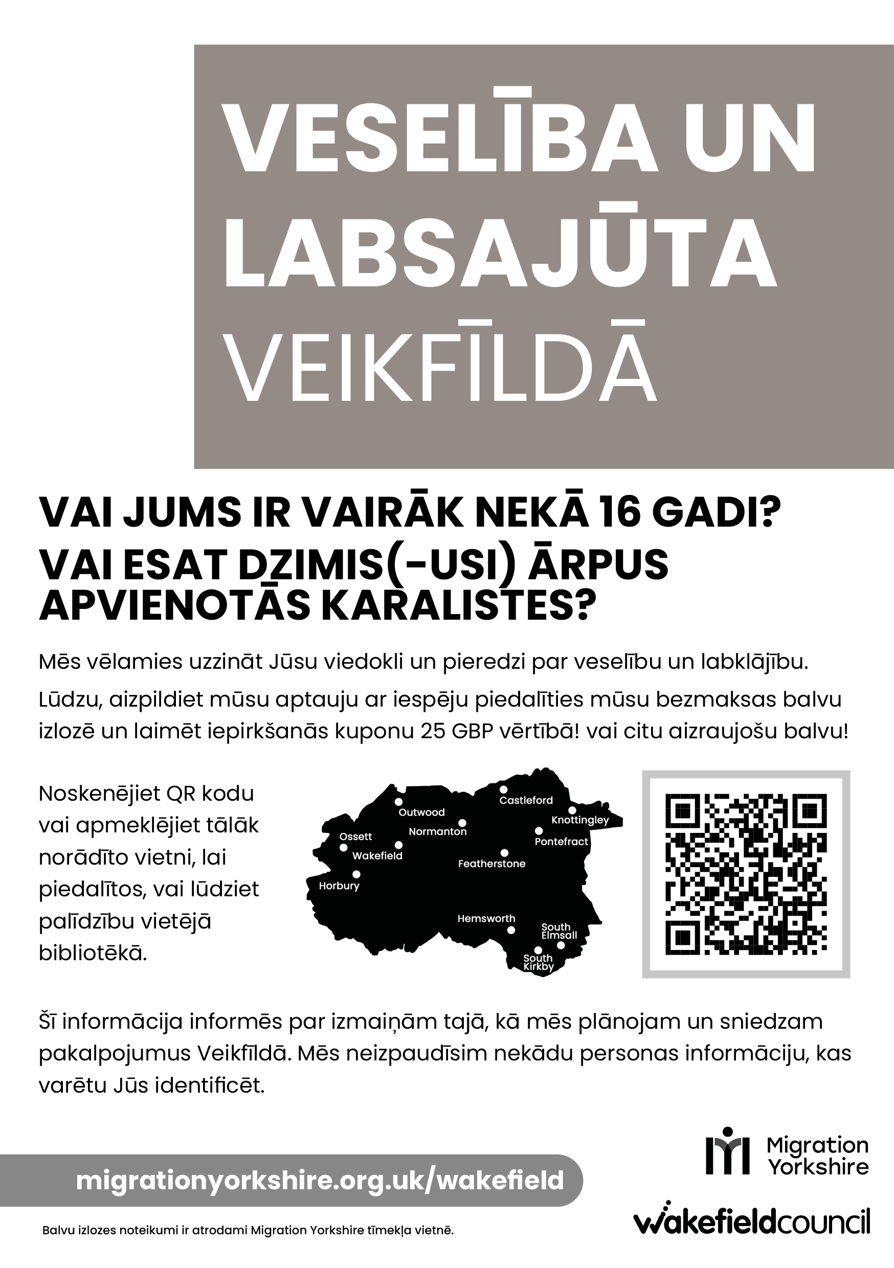 Latvian leaflet black and white