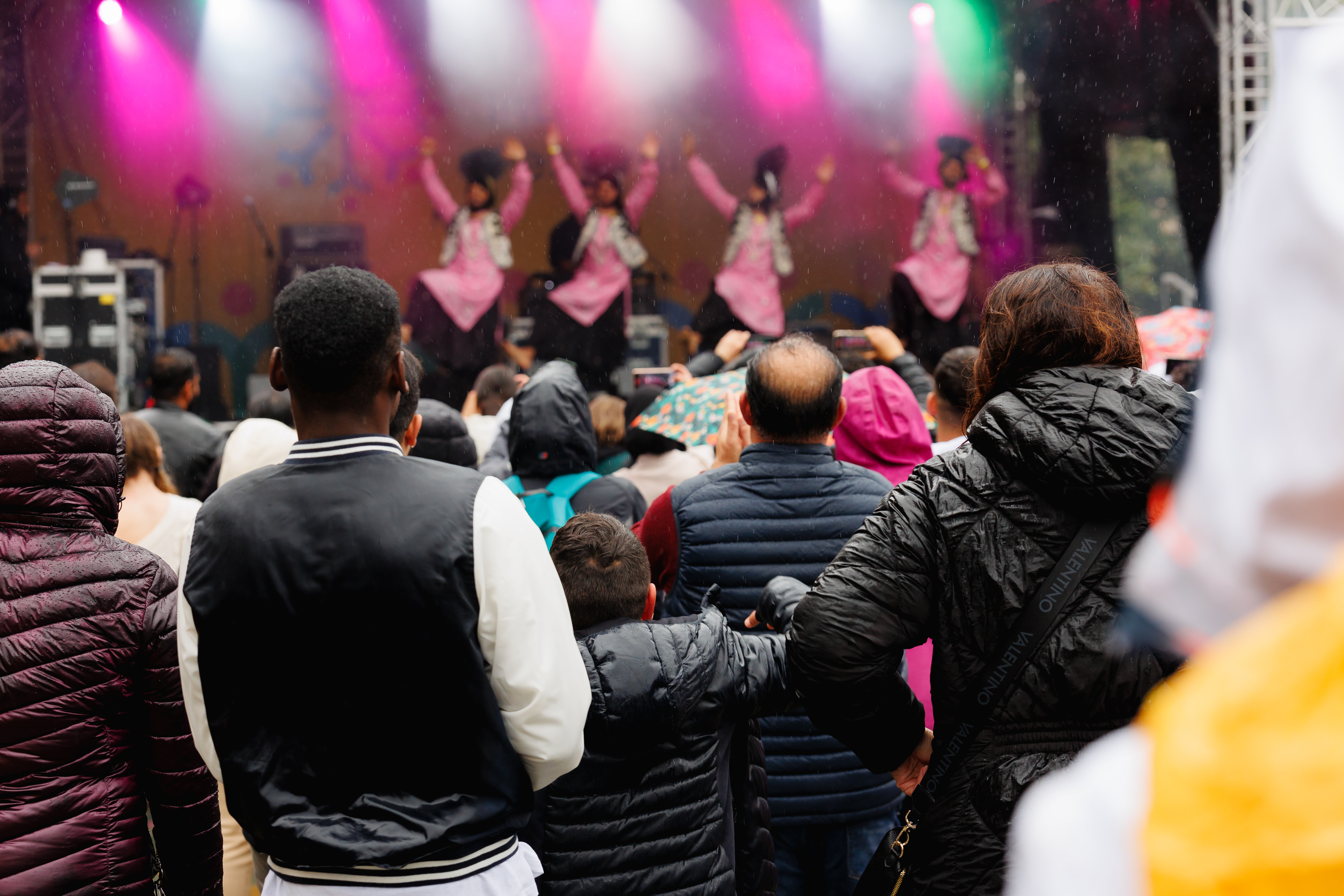 Punjabi Roots performing on the main stage at the Yorkshire Integration Festival 2023